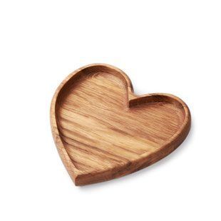 Дерев'яна тарілка "Серце" Woodbest 20х20 см А-1044 фото