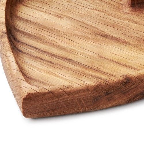 Дерев'яна тарілка "Серце" Woodbest 20х20 см А-1044 фото