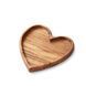 Дерев'яна тарілка "Серце" Woodbest 20х20 см А-1044 фото 1
