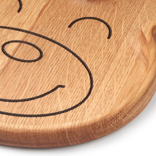 Деревянная тарелка "Большой Мишка" Woodbest, 20х20 см А-9005 фото