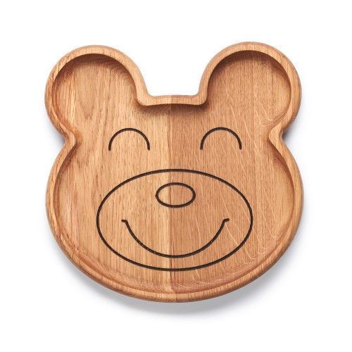 Деревянная тарелка "Большой Мишка" Woodbest, 20х20 см А-9005 фото