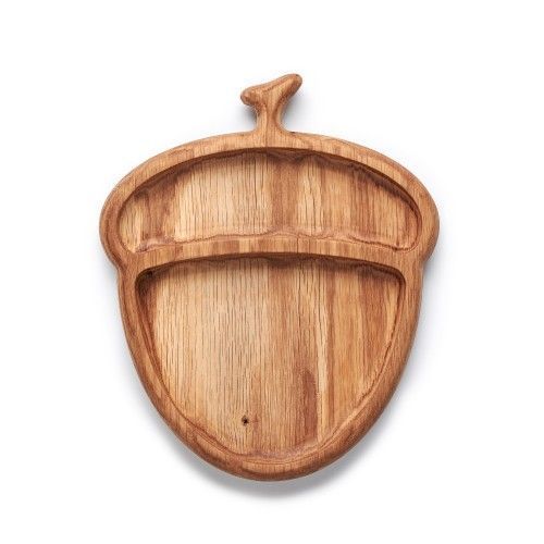 Деревянная тарелка "Желудь" Woodbest А-9010 фото