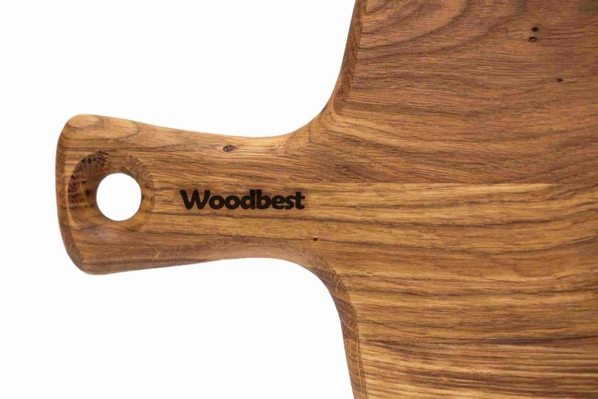 Дерев'яна кухонна обробна дошка Woodbest Лофт 25х25 см А-9013 фото