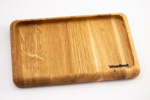 Дерев&rsquo;яна тарілка Woodbest, прямокутна 30х20 см А-9017 фото