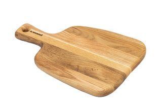 Дерев'яна кухонна обробна дошка Лофт Woodbest 20х20 см А-9129 фото