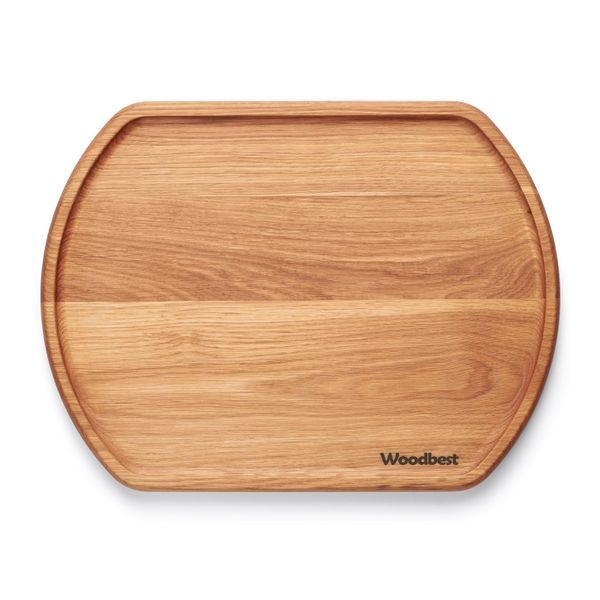 Деревянный сервировочный поднос "Кушать подано" Woodbest 40х30 см А-9021 фото
