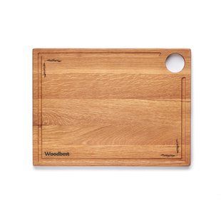 Деревянная кухонная разделочная доска Woodbest 40х30 см А-9024 фото
