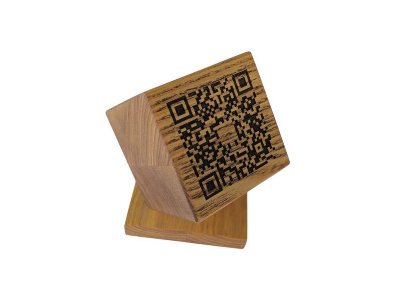 Кубик с меню QR кодом  А-1209 фото