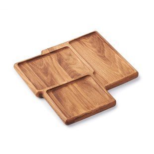 Дерев'яна менажниця Woodbest 30х30см А-9201 фото