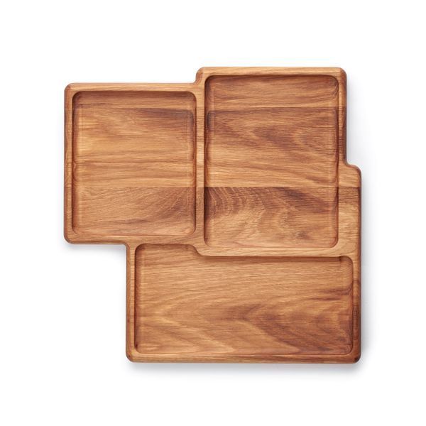 Дерев'яна менажниця Woodbest 30х30см А-9201 фото