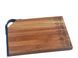Деревянная кухонная разделочная доска Woodbest с принтом 30х20 см А-1307 фото 1