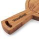 Деревянная сервировочная доска Woodbest, D12 с канавкой А-9121 фото 4