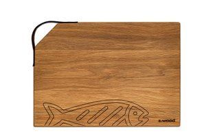 Деревянная кухонная разделочная доска Woodbest Grill 35х25 см А-1203 фото